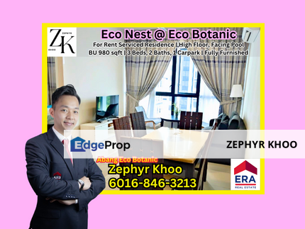  Eco Nest @ Eco Botanic Serviced Residence For Rent, Johor, Nusajaya