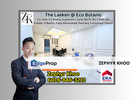 The Laeken @ Eco Botanic 2.5 Storey Superlink House For Sale, Johor, Nusajaya