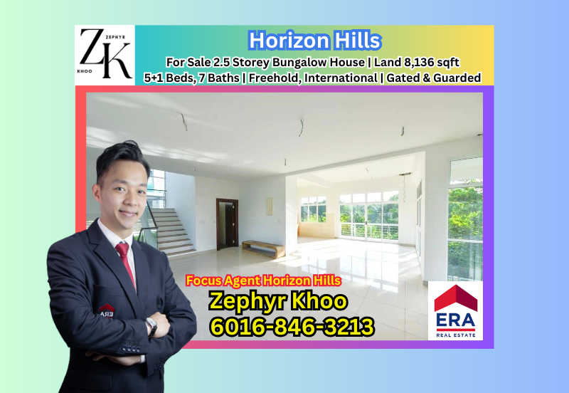 Horizon Hills 2.5 Storey Bungalow House For Sale
