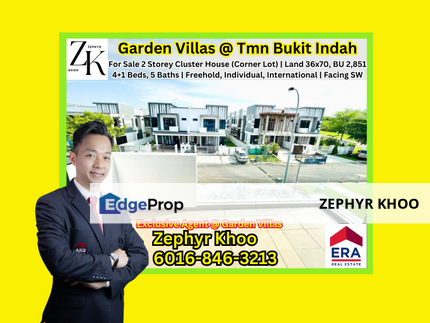Garden Villas @ Taman Bukit Indah / 2 Storey Cluster House, Johor, Johor Bahru