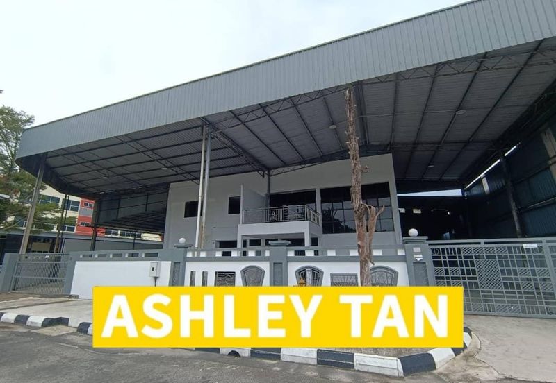 NEW REFURBISH Semi-D Factory Warehouse IKS Valdor Sg Bakap 2-adjoining