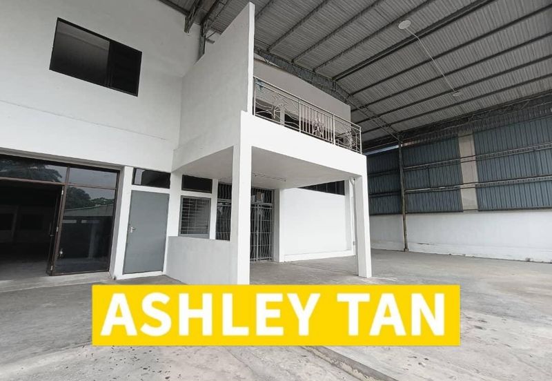 NEW REFURBISH Semi-D Factory Warehouse IKS Valdor Sg Bakap 2-adjoining