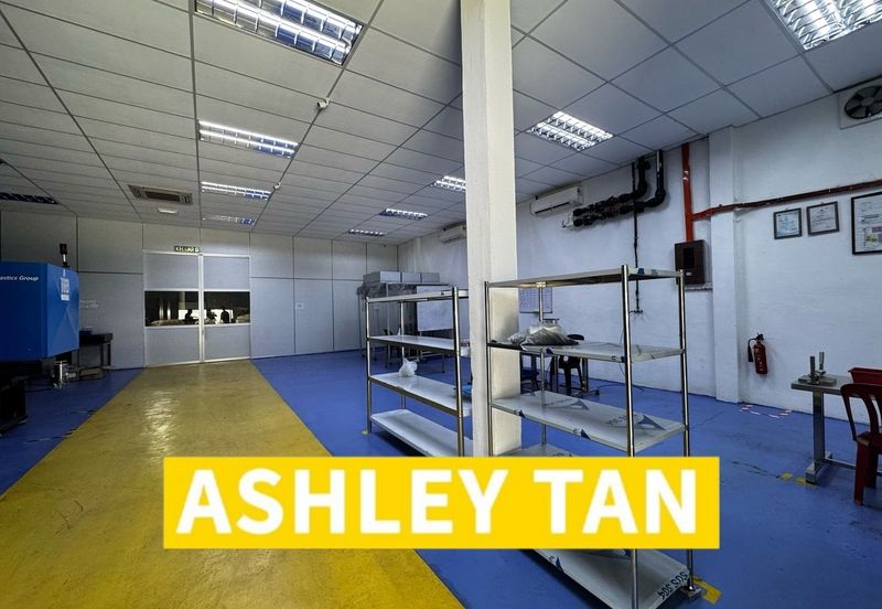 Strategic Location 1.5 Storey Terrace Factory Warehouse Valdor 7000sft