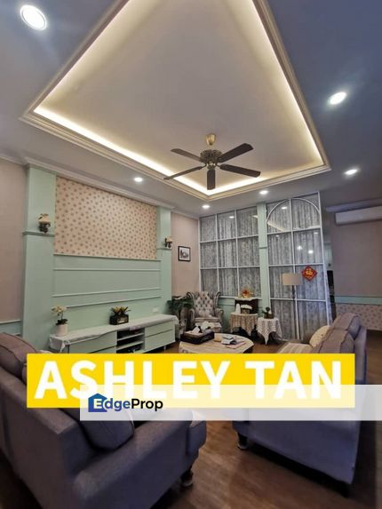 Freehold Gated 2-storey Terrace House Alma 1,725sft Full Furnish Reno, Penang, Alma