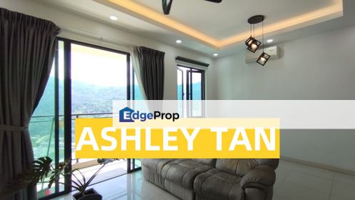 HILL VIEW Iconic Skies Luxury Condo Relau 2cp NEAR Airport Queensbay, Penang, Relau