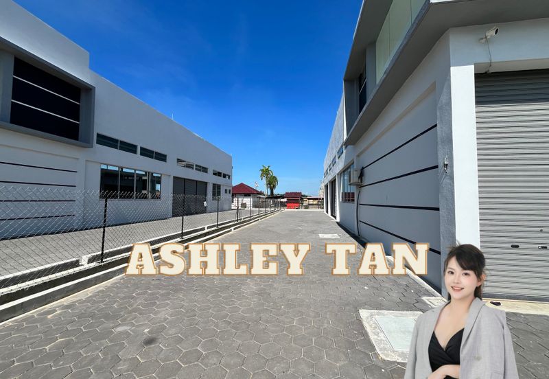 ADJOINING Factory Warehouse 6,000sf Taman Industri Seruling 200amp NEW