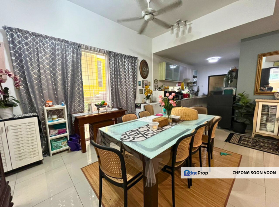 Renovated 3 Storey Cluster Terrace at D'Impian Tropika For Sale, Selangor, Balakong