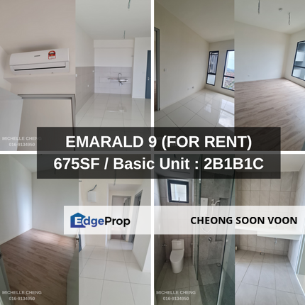 Basic Unit Super Cheap Emerald 9 Condo For Rent, Selangor, Cheras