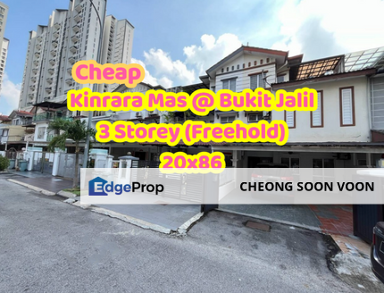 3 Storey Terrace House @ Kinarara Mas, Bukit Jalil, Kuala Lumpur, Bukit Jalil