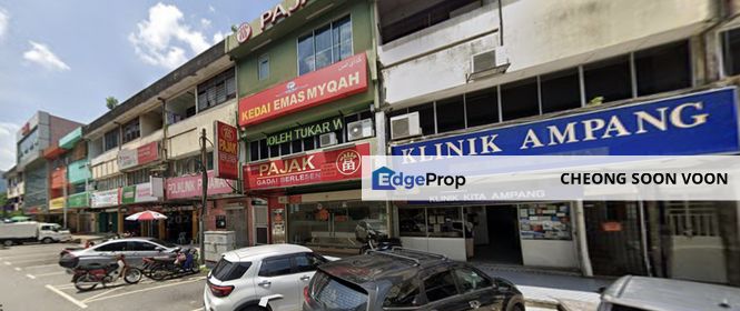 Facing Main Road Resell With Tenancy 3 Stry Shop Office Good ROI @ Tmn Sri Ampang For Sale, Selangor, Ampang