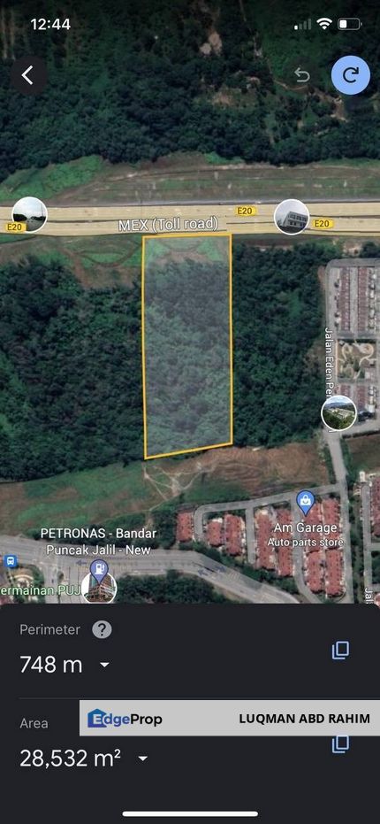 5 ACRE LAND (SEBELAH HIGHWAY MEX), Kuala Lumpur, Bukit Jalil