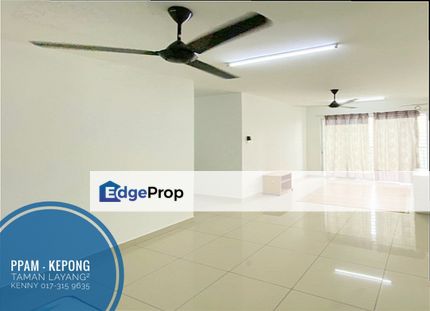 Kondo 1200sf 4R2B PPA1M | PPAM Kepong Taman Layang² Metropolitan, Kuala Lumpur, Kepong