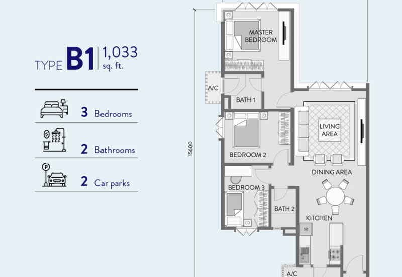 Padang Residences, Kota Semarak