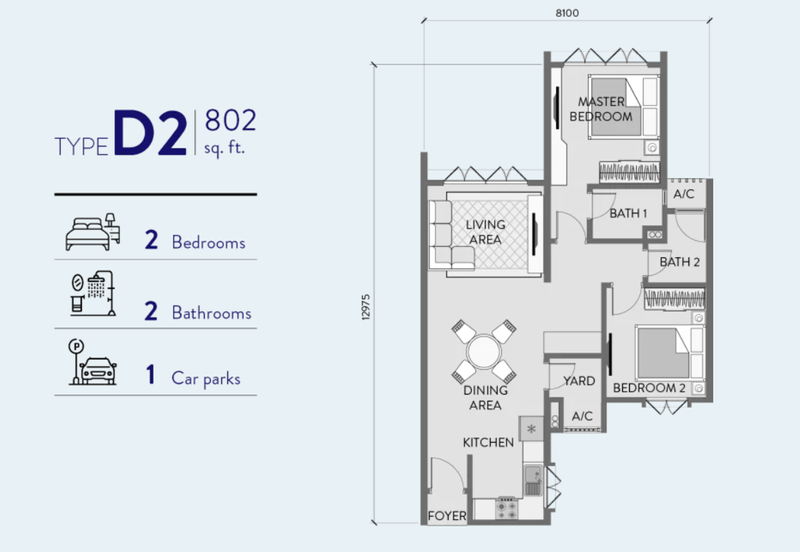 Padang Residences, Kota Semarak