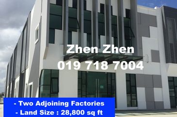 Eco Business Park 2, Senai Airport City, SAC Senai, 2 Adjoining Factories for Rent, BUA 16,000 sq ft