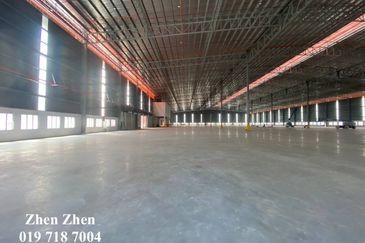 Senai Kulai, Detached Factory for Rent, Land Area 8.2 acres Freehold 1200 Amps, c/w 20 dock leveller