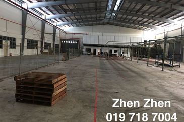 Kulai, Detached Factory for Rent, Move in Condition, Big Production Area, Big Power Supply