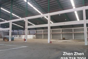 Pasir Gudang, Tanjung Langsat, Heavy Industry Factory for Sale, Power Supply: 2,500 Amps, Ceiling Height: 15m