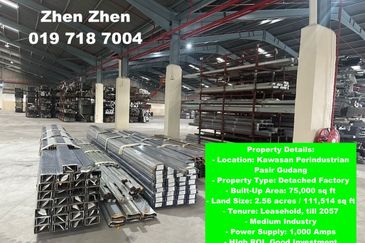 Kawasan Perindustrian Pasir Gudang, Factory for Rent, Medium Industry, High ROI, Good investment
