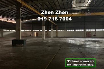 Johor Bahru, Iskandar Puteri, Detached Factory for Rent, Power Supply 1000 Amps, LA 87,000 sq ft