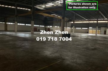 Johor Bahru, Iskandar Puteri, Detached Factory for Rent, Power Supply 1000 Amps, LA 87,000 sq ft