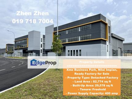 Xme Business Park, Nilai Impian, Negeri Sembilan, Malaysia Ready Detached Factory for Sale, Freehold, Negeri Sembilan, Nilai