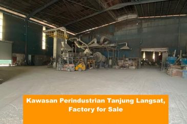 Kawasan Perindustrian Tanjung Langsat, Factory for Sale, Power Supply: 1000 Amps, 2 acres