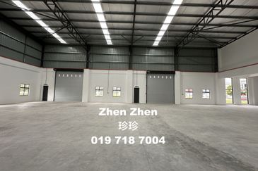 Eco Business Park 2, Senai, Semi Detached Factory for Rent, Ready Unit, Gated and Guarded
