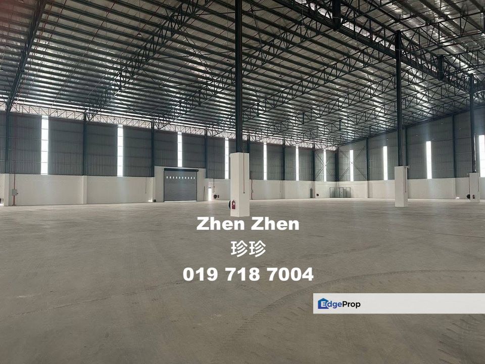 Senai, Ready Detached Factory for Rent, Land Area: 9.37 acres, 29 dock levelers, 1,200 Amps, Johor, Senai