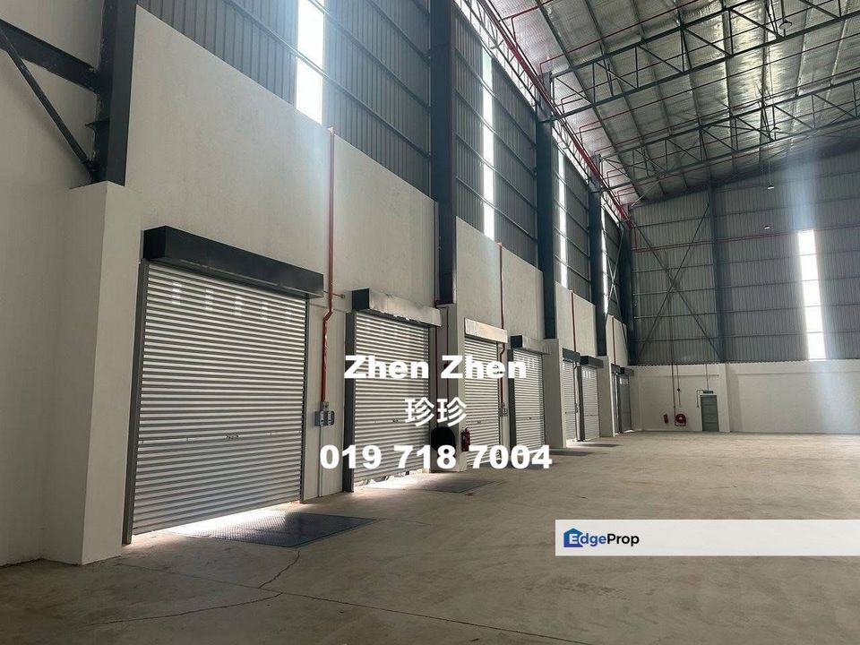 Senai, Ready Detached Factory for Rent, Land Area: 9.37 acres, 29 dock levelers, 1,200 Amps, Johor, Senai