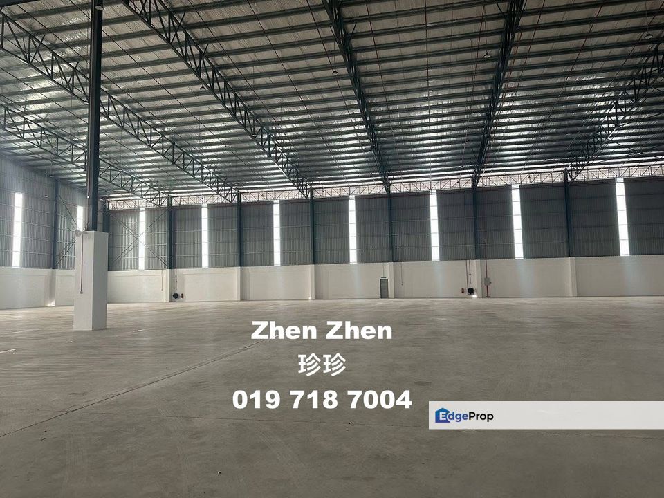 Senai, Ready Detached Factory for Rent, Land Area: 9.37 acres, 29 dock levelers, 1,200 Amps, Johor, Senai