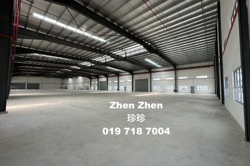 Senai Airport City, Senai, Detached Factory for Rent, Land Area 2 Acres, 1,000 Amp, Height: 11m