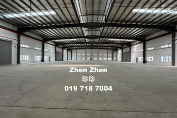 Senai Airport City, Senai, Detached Factory for Rent, Land Area 2 Acres, 1,000 Amp, Height: 11m