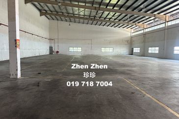 Kempas, Semi Detached Factory for Rent, Strategic Location, Storage and Manufacturing