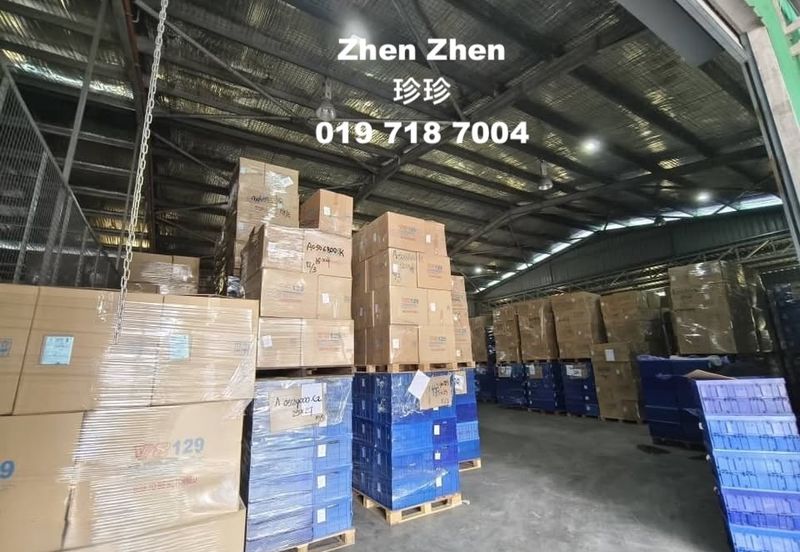 Kawasan Perindustrian Senai Fasa 3, Detached Factory for Sale, Overhead Cranes, Cheap, Good Price