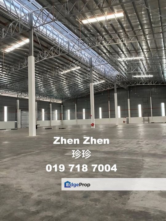 Taman Perindustrian Plentong, Detached Factory for Rent, High Ceiling, Nearby Pasir Gudang Highway, Johor, Plentong