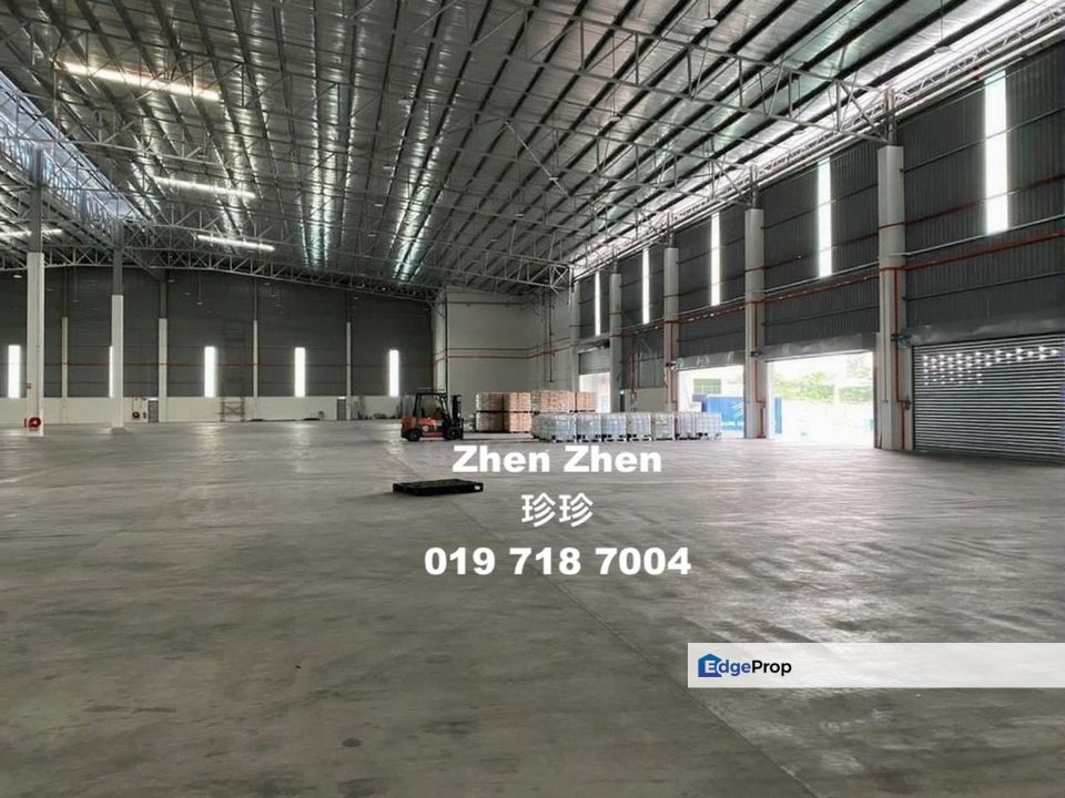 Taman Perindustrian Plentong, Detached Factory for Rent, High Ceiling, Nearby Pasir Gudang Highway, Johor, Plentong