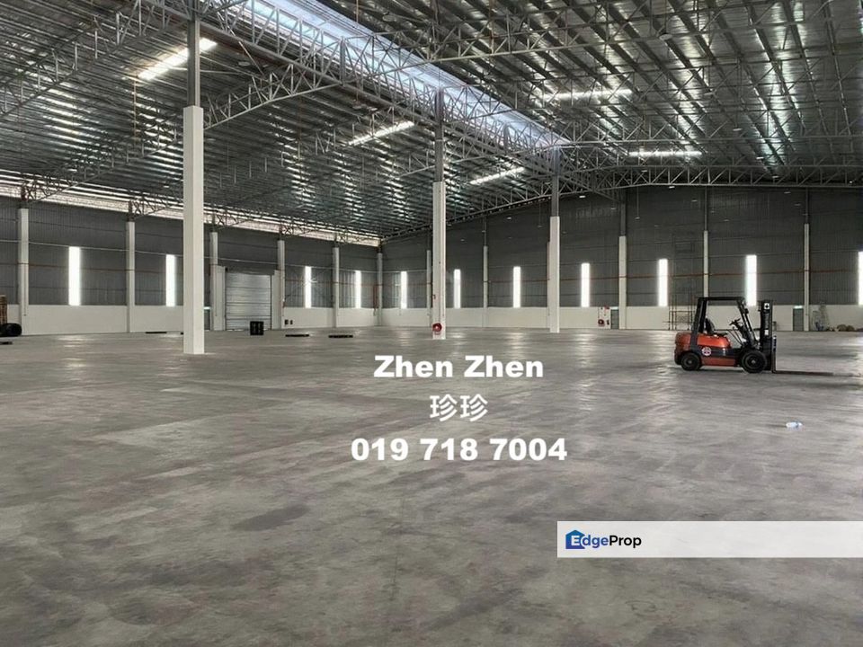Taman Perindustrian Plentong, Detached Factory for Sale, High Ceiling, nearby Pasir Gudang highway, Johor, Plentong
