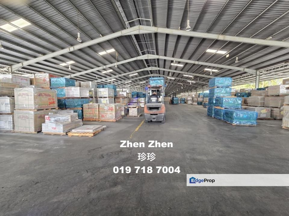 Detached Factory for Rent, Kulai, Available Now, Land area 5 acres, c/w 8 loading bays, Johor, Kulai