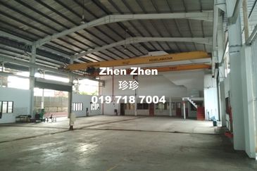 Kota Puteri, Masai, Iskandar Malaysia, Factory for Rent C/W Overhead Cranes