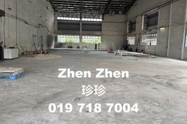 Kempas, Detached Factory for Rent, Land Area: 52,000 sq ft, Strategic Location, Near Highway