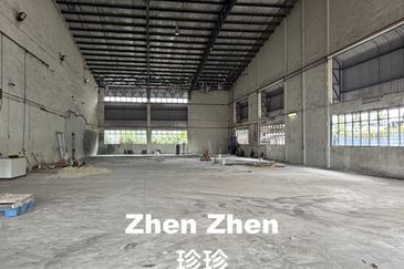 Kempas, Detached Factory for Rent, Land Area: 52,000 sq ft, Strategic Location, Near Highway