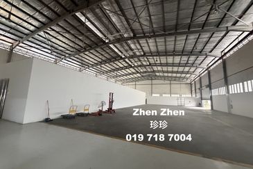 Kempas, Detached Factory for Rent, Land Area: 52,000 sq ft, Strategic Location, Near Highway