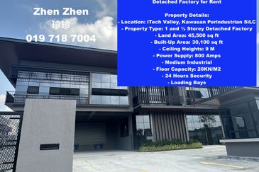 I-Tech Valley, Kawasan Perindustrian SiLC, Factory for Rent, Medium Industrial, C/W Loading Bays