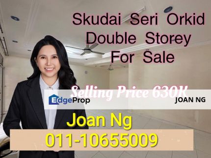 Taman Seri Orkid For Sale  / Skudai / Double Storey / Tun Aminah, Johor, Skudai