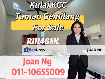 Taman Gemilang For Sale / Kcc / Kulai / Single Storey , Johor, Kulai