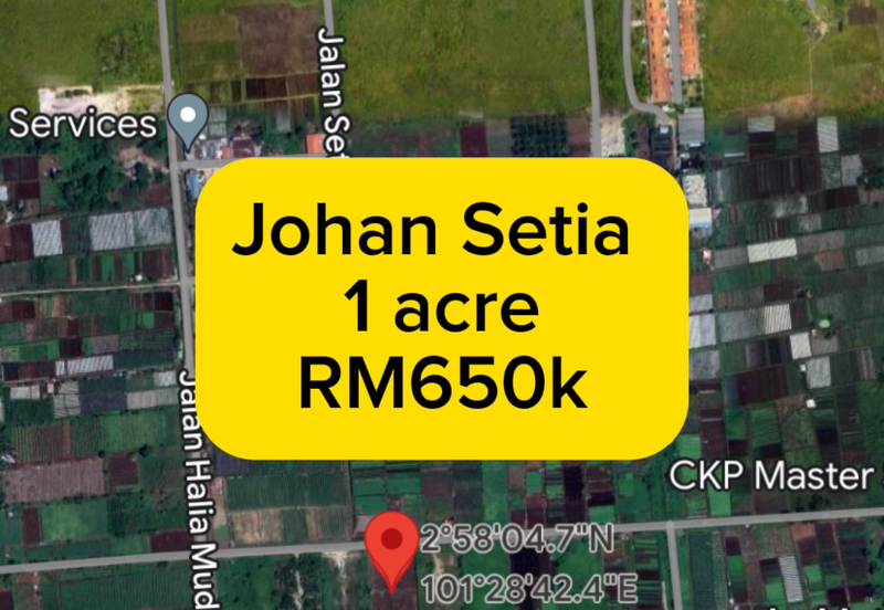 Land for Sale Kg Johan Setia Klang