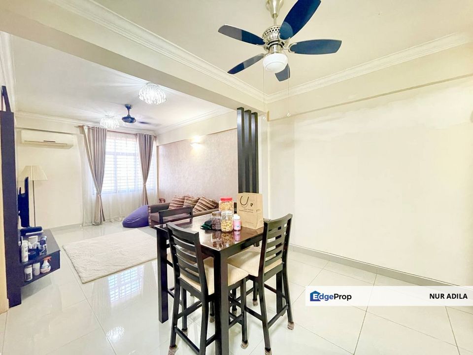 Fully Furnished, Full Loan Pangsapuri Melor Seksyen 5 @ Bandar Baru Bangi, Selangor, Bangi