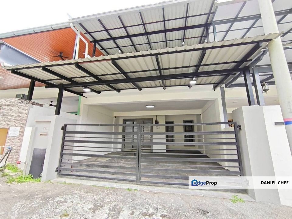 Jalan KK Sunland Residence Fully Renovated Below MV 50K Double Storey House For Sale, Perak, Kinta