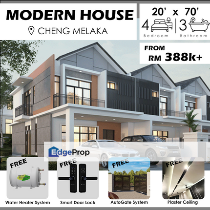 New Double Storey Luxury Project at Cheng Krubong Melaka, Melaka, Cheng